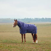 WeatherBeeta ComFiTec Tyro Turnout Combo Neck 360g Blu marino/Carbone WeatherBeeta ComFiTec Tyro Turnout Combo Neck 360g Blu marino/Carbone