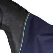 WeatherBeeta ComFiTec Plus Dynamic Turnout High Neck 220 g Navy/Forest Green WeatherBeeta ComFiTec Plus Dynamic Turnout High Neck 220 g Navy/Forest Green