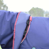 WeatherBeeta ComFiTec Essential Turnout Detach-A-Neck 50 g Navy/Burgundy WeatherBeeta ComFiTec Essential Turnout Detach-A-Neck 50 g Navy/Burgundy
