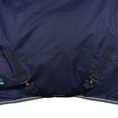 WeatherBeeta ComFiTec Tyro Turnout Standard Neck 220 g Blu marino/Carbone WeatherBeeta ComFiTec Tyro Turnout Standard Neck 220 g Blu marino/Carbone