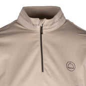 Montar Maglia a Maniche Lunghe MoEllinor Grey Beige Montar Maglia a Maniche Lunghe MoEllinor Grey Beige