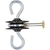 Ako Isolatore per maniglia zincato 2 ganci 10 pezzi Ako Isolatore per maniglia zincato 2 ganci 10 pezzi