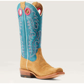 Ariat Stivali Western Futurity Boon Donne Buckskin Roughout Ariat Stivali Western Futurity Boon Donne Buckskin Roughout
