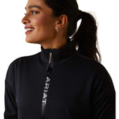 Ariat Maglione Breathe Zip Nero Ariat Maglione Breathe Zip Nero