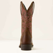 Ariat Stivali Western Round Up Wide Square Toe Sassy Brown Ariat Stivali Western Round Up Wide Square Toe Sassy Brown