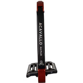 Acavallo Staffe Arena Alu Plus 2.0 Cremisi/Nero Acavallo Staffe Arena Alu Plus 2.0 Cremisi/Nero