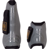 BR Set di Parastinchi e Paracolpi Pro Tech Pu Neoprene Grigio BR Set di Parastinchi e Paracolpi Pro Tech Pu Neoprene Grigio