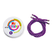 Casco Striscia di cristallo MyStyle Riflettente lilla Casco Striscia di cristallo MyStyle Riflettente lilla
