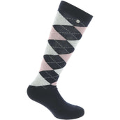 EQUITHÈME Calzini Argyle Blu navy/rosa antico EQUITHÈME Calzini Argyle Blu navy/rosa antico
