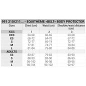 EQUITHÈME Corpetto di protezione Belt Nero EQUITHÈME Corpetto di protezione Belt Nero