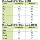 Norton Minichaps Glitter Nero Norton Minichaps Glitter Nero
