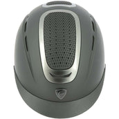 EQUITHÈME Casco da equitazione Honey Nero Argento EQUITHÈME Casco da equitazione Honey Nero Argento