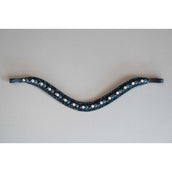 HB Showtime Frontalino Rocky Glitter Glitter nero/blu scuro HB Showtime Frontalino Rocky Glitter Glitter nero/blu scuro