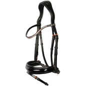 Harry's Horse Briglia Rosegold Lacque II con Caveson Svedese Nero Harry's Horse Briglia Rosegold Lacque II con Caveson Svedese Nero