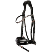 Harry's Horse Briglia Rosegold Lacque II con Caveson Svedese Nero Harry's Horse Briglia Rosegold Lacque II con Caveson Svedese Nero