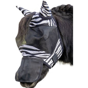 HKM Maschera per Mosche Zebra Nero/Bianco HKM Maschera per Mosche Zebra Nero/Bianco