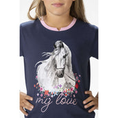 HKM T-Shirt Horse Spirit Blu scuro HKM T-Shirt Horse Spirit Blu scuro