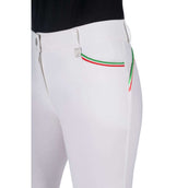 HKM Calzoni Livigno Sportive Full Grip Bianco HKM Calzoni Livigno Sportive Full Grip Bianco
