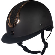 HKM Casco da equitazione Illusion Nero/Oro rosa HKM Casco da equitazione Illusion Nero/Oro rosa
