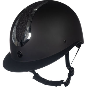 HKM Casco da equitazione Illusion Nero Argento HKM Casco da equitazione Illusion Nero Argento