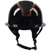 HORKA Casco da equitazione Gaudi Glossy Nero/Rosa HORKA Casco da equitazione Gaudi Glossy Nero/Rosa