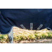 Rambo Turnout 1680D 0g Blu marino/Grigio temporale/Argento Rambo Turnout 1680D 0g Blu marino/Grigio temporale/Argento