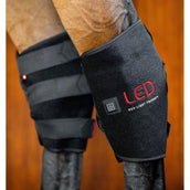 Horseware GUIDATO Red Light Therapy Right Hock Boot Nero Horseware GUIDATO Red Light Therapy Right Hock Boot Nero