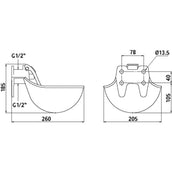 Kerbl Abbeveratoio Nero Kerbl Abbeveratoio Nero