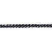 Covalliero Corda per Cavezza Hippo con Moschettone Nero Argento Covalliero Corda per Cavezza Hippo con Moschettone Nero Argento