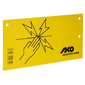 Ako Cartello di Avvertimento Giallo Ako Cartello di Avvertimento Giallo