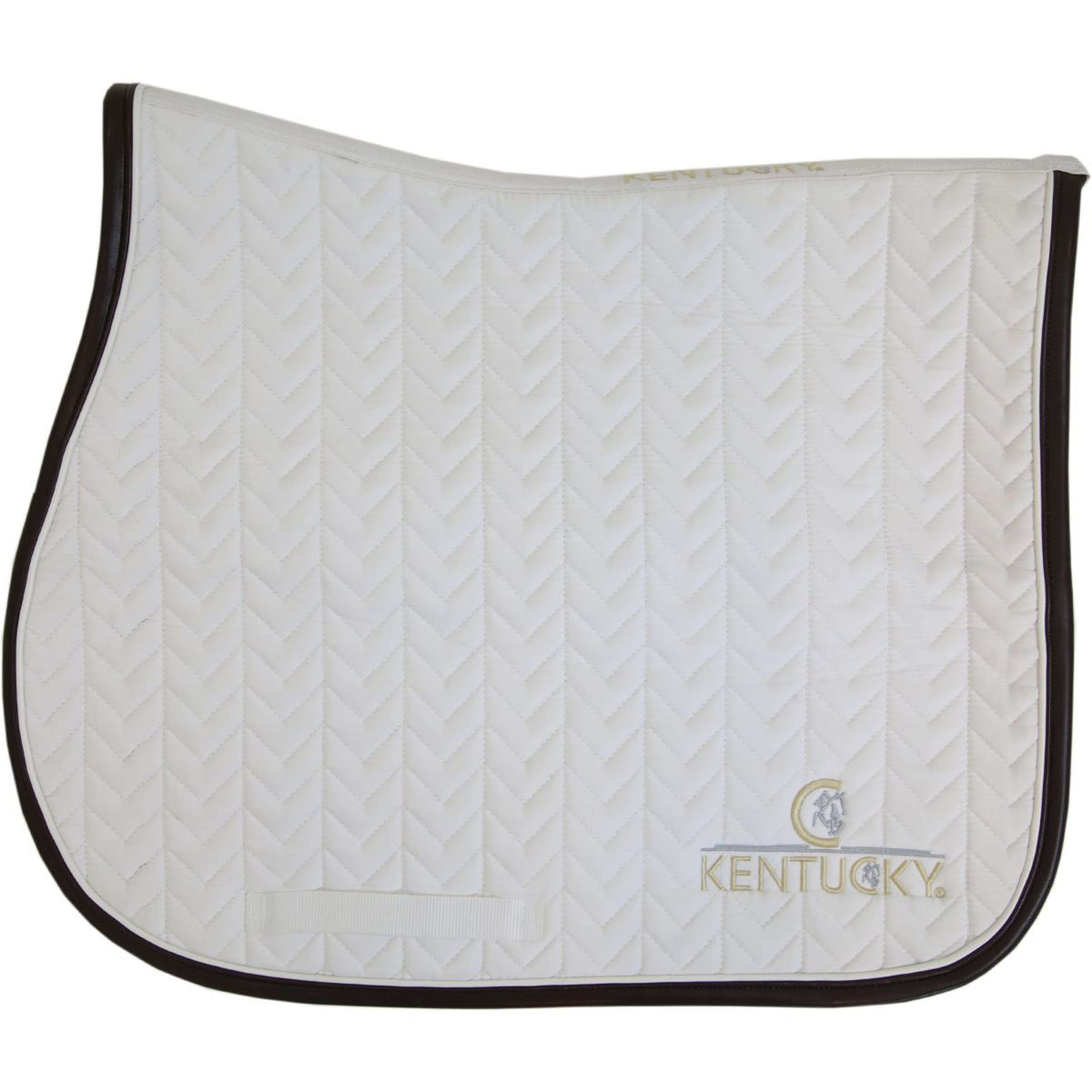 Kentucky Horsewear Sottosella da Salto Fishbone Bianco Kentucky Horsewear Sottosella da Salto Fishbone Bianco