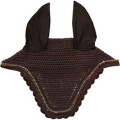 Kentucky Horsewear Copriorecchie Wellington Stone & Pearl Marrone scuro Kentucky Horsewear Copriorecchie Wellington Stone & Pearl Marrone scuro