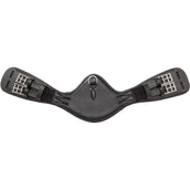 Kavalkade Sottopancia da dressage Casper Soft Leather con Elastico Nero Kavalkade Sottopancia da dressage Casper Soft Leather con Elastico Nero