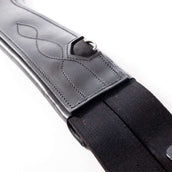 Kavalkade Sottopancia da dressage Atlas Oiled Leather con Elastico Nero Kavalkade Sottopancia da dressage Atlas Oiled Leather con Elastico Nero