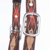 Kavalkade Capezzina Classic Raute Marrone/Marrone chiaro/Arancione Kavalkade Capezzina Classic Raute Marrone/Marrone chiaro/Arancione