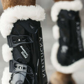 Kentucky Horsewear Stinchiere Bamboo Elastic Vegan Sheepskin Nero Kentucky Horsewear Stinchiere Bamboo Elastic Vegan Sheepskin Nero