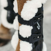 Kentucky Horsewear Stinchiere Bamboo Elastic Vegan Sheepskin Nero Kentucky Horsewear Stinchiere Bamboo Elastic Vegan Sheepskin Nero