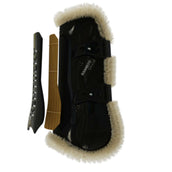 Kentucky Horsewear Stinchiere Bamboo Elastic Vegan Sheepskin Nero Kentucky Horsewear Stinchiere Bamboo Elastic Vegan Sheepskin Nero