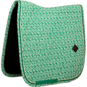 Kentucky Sottosella Velvet Maze Cipher Dressage Bianco/Verde Kentucky Sottosella Velvet Maze Cipher Dressage Bianco/Verde
