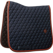 Kentucky Horsewear Sottosella Onion Quilt Leather Neon Dressage Navy Kentucky Horsewear Sottosella Onion Quilt Leather Neon Dressage Navy