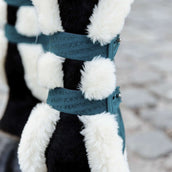 Kentucky Horsewear Stinchiere Bamboo Elastic Vegan Sheepskin Smeraldo Kentucky Horsewear Stinchiere Bamboo Elastic Vegan Sheepskin Smeraldo