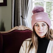 Kentucky Horsewear Berretto Pompom Rosa antico Kentucky Horsewear Berretto Pompom Rosa antico