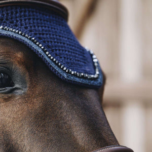 Kentucky Horsewear Copriorecchie Wellington Glitter Soundless Navy Kentucky Horsewear Copriorecchie Wellington Glitter Soundless Navy