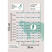 Ako Rete per Pecore OviNet Maxi Bianco/Blu Ako Rete per Pecore OviNet Maxi Bianco/Blu