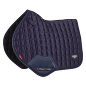 LeMieux Coperta da Sella da Salto Loire Classic Quadrato CC satinato Navy LeMieux Coperta da Sella da Salto Loire Classic Quadrato CC satinato Navy