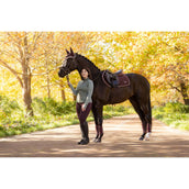 LeMieux Sottosella Loire Classic saltando Damson LeMieux Sottosella Loire Classic saltando Damson