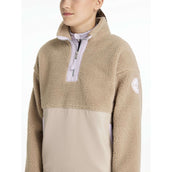 LeMieux Maglione Young Rider Tammy Teddy Fleece Almond LeMieux Maglione Young Rider Tammy Teddy Fleece Almond