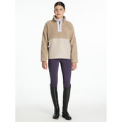 LeMieux Maglione Young Rider Tammy Teddy Fleece Almond LeMieux Maglione Young Rider Tammy Teddy Fleece Almond