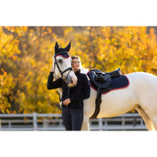 LeMieux Sottosella Suede saltando Navy/Cranberry LeMieux Sottosella Suede saltando Navy/Cranberry