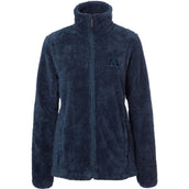 Mountain Horse Felpa con cappuccio e zip Fuzzy Fleece Blu Mountain Horse Felpa con cappuccio e zip Fuzzy Fleece Blu